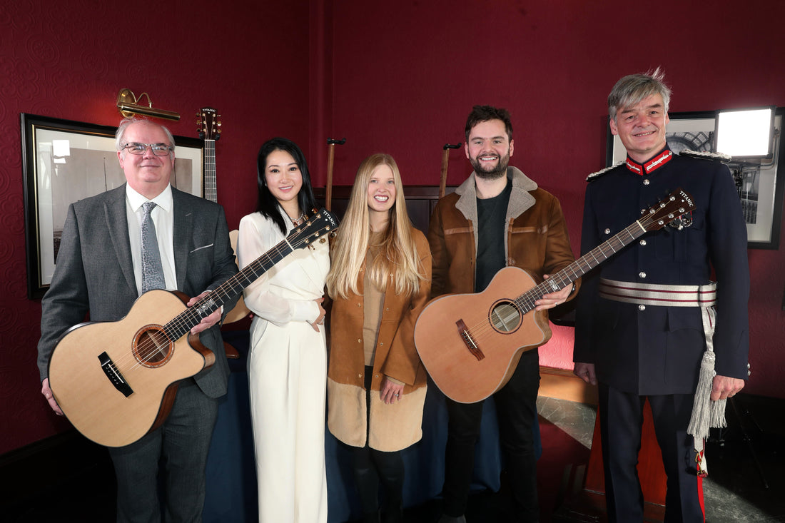 Titanic Guitars launched at a King's Award Ceremony