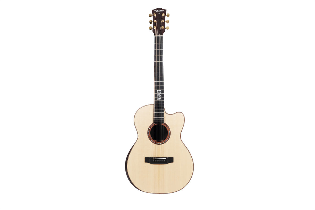 Titanic Guitars - Belfast Small Body RW1 Acoustic - Indian Rosewood/AAA Sitka Spruce