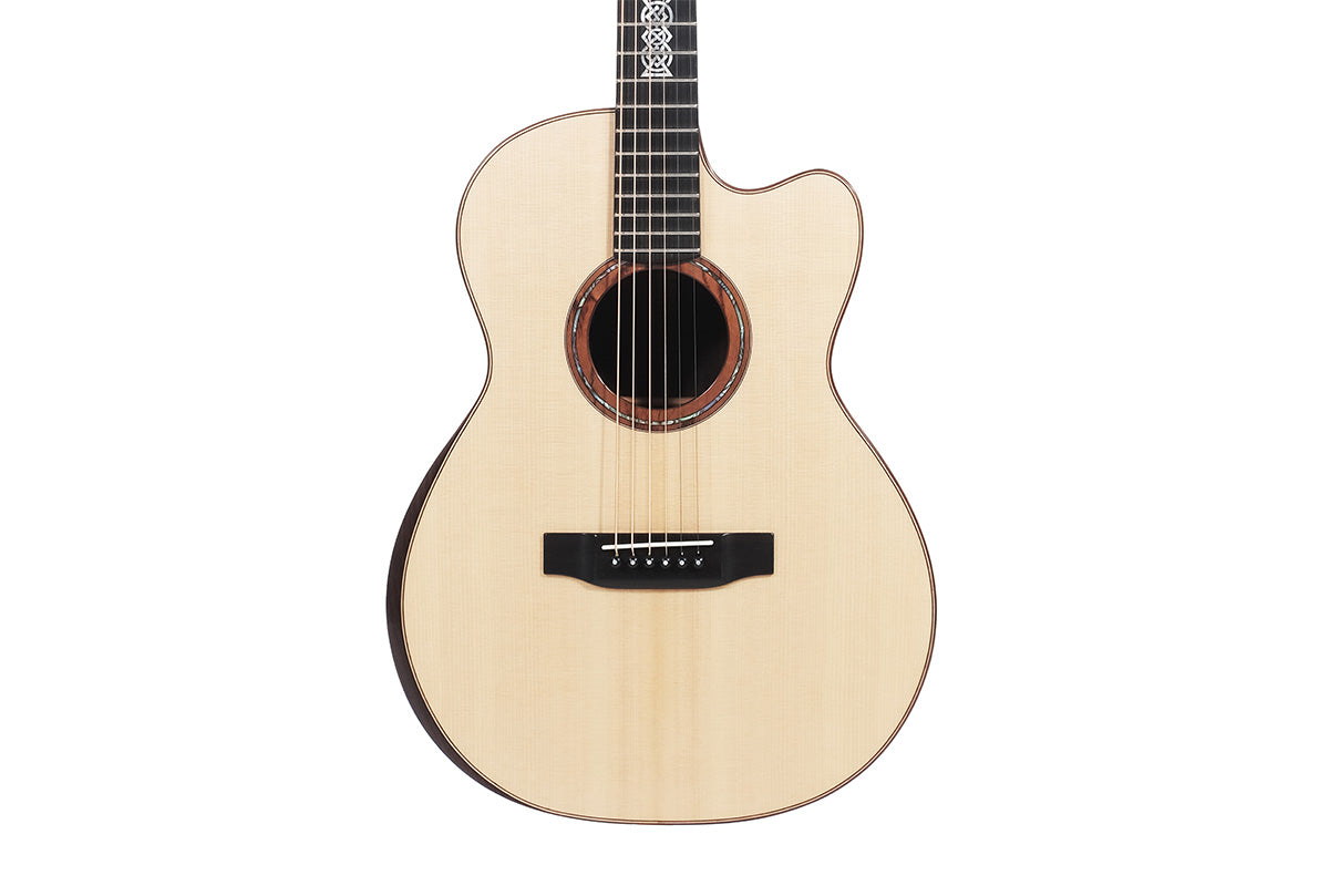 Titanic Guitars - Belfast Small Body RW1 Acoustic - Indian Rosewood/AAA Sitka Spruce