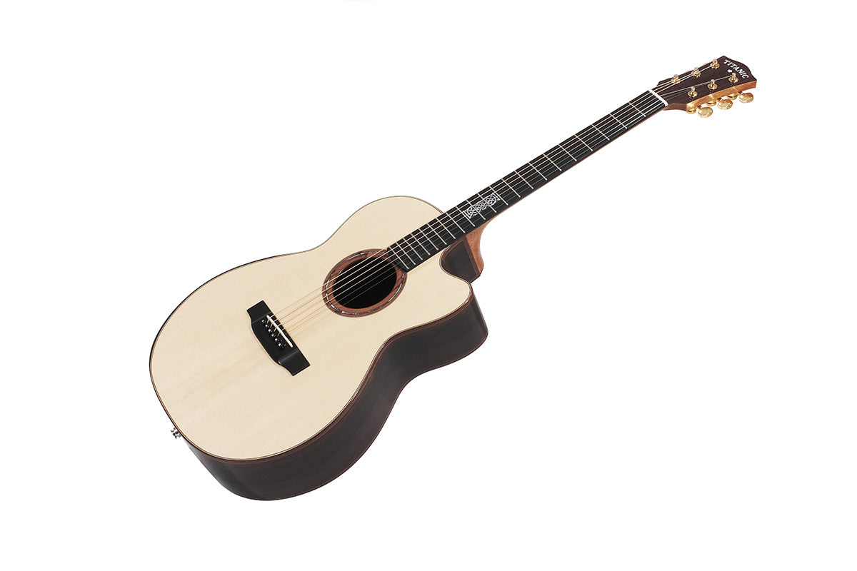 Titanic Guitars - Belfast Small Body RW1 Acoustic - Indian Rosewood/AAA Sitka Spruce